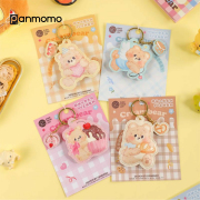 Cream Bear Keychain